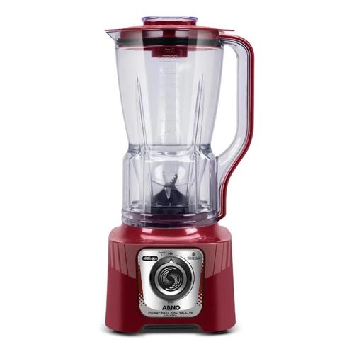 liquidificador arno power max xxl 1200w carmim ln86