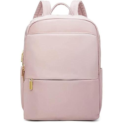 mochila feminina de nylon impermeavel compartimento para notebook de 14 polegadas ideal para comutar ir a escola e uso casual