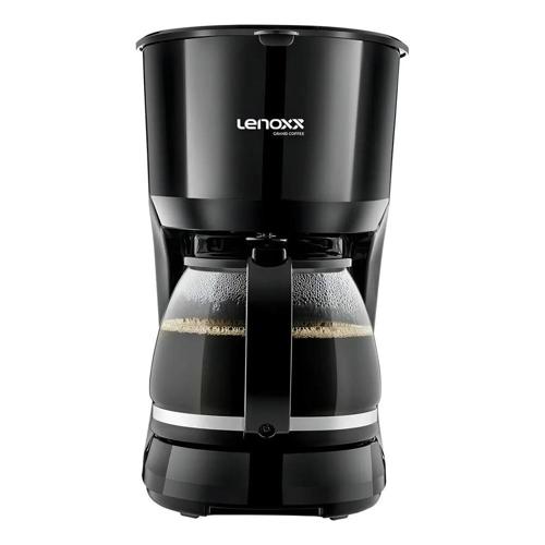 cafeteira grand coffee 30 xicaras pca037 750w preta lenoxx cor preto 220v