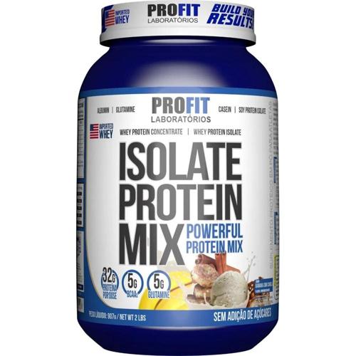 whey isolate protein mix pote 907g profit banana c canela