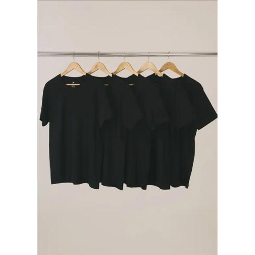kit 5 camisetas basica masculina algodao original