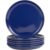 10 Strawberry Street – Prato de Salada de Linha Dupla 21 cm Conjunto de 6 Azul Cobalto