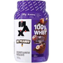 100% Whey Max Titanium x Dr. Peanut (900g), Sabor Bueníssimo