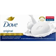 2 Pack’s — Sabonete em Barra Dove Branco 90 GR (12 unidades)
