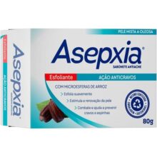 2 Unidades — Asepxia Sabonete Facial Esfoliante 80g – Ácido Salicílico 2% e Antioleosidade