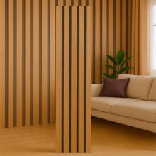 20 Placas Adesivas Painel Madeira Ripada Mdf 90×16 Montável