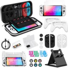 32 in1 Case Estojo Para Nintendo Switch Oled Acessórios Capa Protetora Para Com Compartimentos Bolsa Perfeita Para Viag