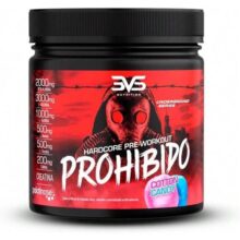 3VS Nutrition Pré Treino Prohibido 360g Sabor Algodão Doce