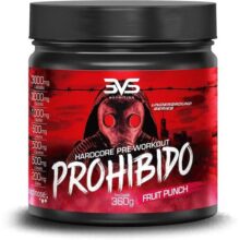 3VS Nutrition Pré Treino Prohibido 360g Sabor Ponche de Frutas
