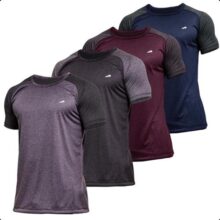 4 Camisetas Masculina Dry Fit Premium Academia Leve Kit