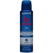 4 Unidades — Bozzano Desodorante Aerossol Sensível Sem Perfume 150Ml 90G
