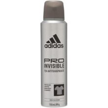 4 Unidades Desodorante Aerosol Antitranspirante Masculino Adidas Pro Invisible 150ml