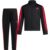 adidas Conjunto de jaqueta e jogger com zíper completo para meninos Pretovermelho 6 Meses