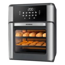 Air Fryer Forno 12l Afon-12l-gi 2000w Digital Mondial – Preto E Inox