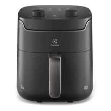 Air Fryer Fritadeira Elétrica Sem Oleo Electrolux Rita Lobo 5,6l 8 Receitas Pré-sugeridas Timer 60 Minutos Desligamento Automático Cesto Removível Antiaderente 1400w Cinza Eaf40 110v