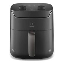 Air Fryer Fritadeira Elétrica Sem Oleo Electrolux Rita Lobo 5,6l 8 Receitas Pré-sugeridas Timer 60 Minutos Desligamento Automático Cesto Removível Antiaderente 1400w Cinza Eaf40 110v