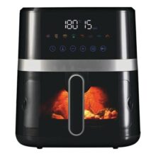 Air Fryer fritadeira elétrica Touch Jumbo Gaabor AF65T-BK01A 5.5L 1500w cor cinza escuro 110V