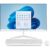 All in One Ultra, com Windows 11 Home, Intel Celeron 4GB 120GB SSD + Microsoft 365 Personal + 1TB na Nuvem Branco – UB830