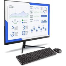 All in One Windows 11 Home 238 Pol Full HD Intel Core i3 4GB 128 GB SSD Preto Ultra – UB982EX