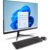 All in One, Windows 11 Home, 23,8 Pol. Full HD, Intel Core i3 (8ª ger.), 4GB 128GB SSD, Preto Ultra – UB840