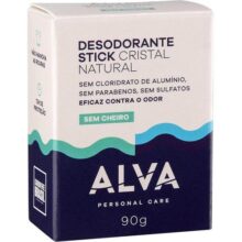 Alva Personal Care Desodorante Cristal Natural 90G Refil – Alva