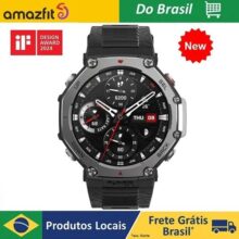 Amazfit T-Rex 3 Smartwatch 48mm AMOLED Display 6 Sistemas de Satélite Dual Band GPS 170 Modo Esportivo Relógio Intelig