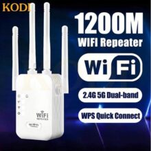 Amplificador Repetidor Wi-Fi, 1200Mbps, 2.4G, Expansor De Rede, Extensor De Alcance, De Sinal Sem Fio-G8