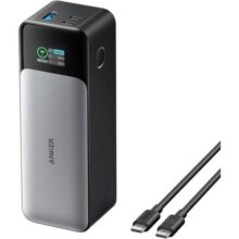 Anker 737 Gen 2 Power Bank 24000mAh Carregador Portátil para Laptop 3-Portas 140W Display Digital Inteligente Compatível com iPhone Vision