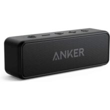 Anker soundcore 2 Caixa de Som Bluetooth Portátil com 12W de Som Estéreo, Bluetooth 5, BassUp, à Prova d’Água IPX7, 24 Horas de Reprodução, Empa