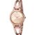 Anne Klein Relógio feminino genuíno com mostrador de diamante aberto Ouro rosa 30 mm stainless steel case Movimento