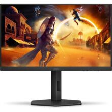 AOC, Monitor Gamer G4 24” 180Hz, 24G4/P, 0,5ms IPS, com Ajuste de Altura