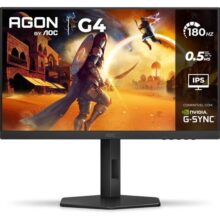 AOC, Monitor Gamer G4 27” 180Hz, 27G4/P, 0,5ms IPS, com Ajuste de Altura