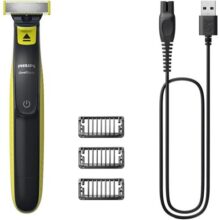 Aparador e Raspador de Pelos Philips OneBlade com 3 Pentes QP2724/10 À prova d’água – Bivolt