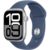 Apple Watch Series 10 GPS • Caixa prateada de alumínio – 42 mm • Pulseira esportiva denim – P/M