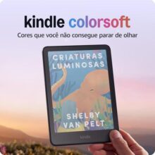 Apresentamos o Kindle Colorsoft (16 GB) – Com tela colorida e temperatura de luz ajustável – Cor Preta