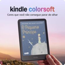 Apresentamos o Kindle Colorsoft (16 GB) – Com tela colorida e temperatura de luz ajustável – Cor Preta