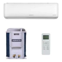 Ar Condicionado Split Hi Wall Agratto Zen Top Inverter 12.000 Btus Frio R-32