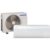Ar Condicionado Split Hi Wall Inverter Samsung WindFree AI 12000 BTUh Frio AR12DYFAAWKNAZ 220 Volts