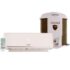 Conjunto Acessórios Kit Completo 6 Peças Para Banheiro Tampa Fechada Copo Multiuso, Escova Sanitária, Cesto De Lixo, Porta Escova, Porta Sabonete Líquido, Saboneteira Cor Preto Sayonara