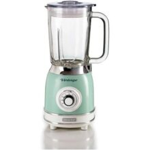 Ariete 583, Liquidificador Vintage Verde, Copo de Vidro 1.5 L, 4 Lâminas de Aço Inoxidável, 4 Velocidades + Pulso, 1000 Wats – 127V