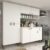 Armário de Cozinha Modulada Completa Compacta Balcão Madrid Branco 3 – RosaFor