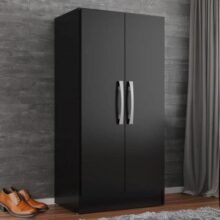 Armário Multiuso 2 Portas Vaticano  Preto Dh