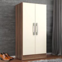 Armário Multiuso Vaticano 2 Portas Castanho/off – Móveis