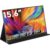 Armazém Brasil, Monitor Portatil 15,6”, FHD 1080P Monitor Portátil Conectado Com USB C Dupla/HDMI, IPS Extensor De Tela para Notebook com VESA e Fund