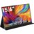Armazém Brasil, Monitor Portatil 15,6”, FHD 1080P Monitor Portátil Conectado Com USB C Dupla/HDMI, IPS Extensor De Tela para Notebook com VESA e Funda Inteligente magnético, Plug and Play