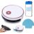 Aspirador de Pó Robô 3 em 1, Robo Aspirador e Passa Pano, Carregamento AutomáTico, App Inteligente，Selecione a Rede WIFI de 2,4 GHz (branco)