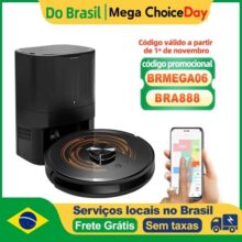 Aspirador de pó robô ABIR K30 estação vazia automática lidar a laser sucção 6500PA mapa multipiso aparelho s