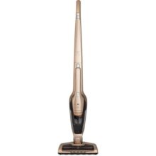 Aspirador de Pó vertical bateria ergorapido 2 em 1 Electrolux 45 min Luz LED pedal limpeza facil escova rotativa bocal extra pelos animais luz frontal LED capacidade 460Ml ERG26 Bivolt Dourado
