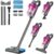 Aspirador De Pó Vertical Sem Fio QBuen (Roxo e Cinza)
