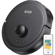 Aspirador Robô EZS E10, Sucção Ultra Forte de 5.500 Pa, Navegação a Laser iPath, para Limpeza Profunda de Pisos, Ideal para Cabelos e Pisos Duros